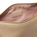 LIU JO Better Kleine Hobo-Tasche mit Schulterriemen in einem getrommelten Beige-Effekt