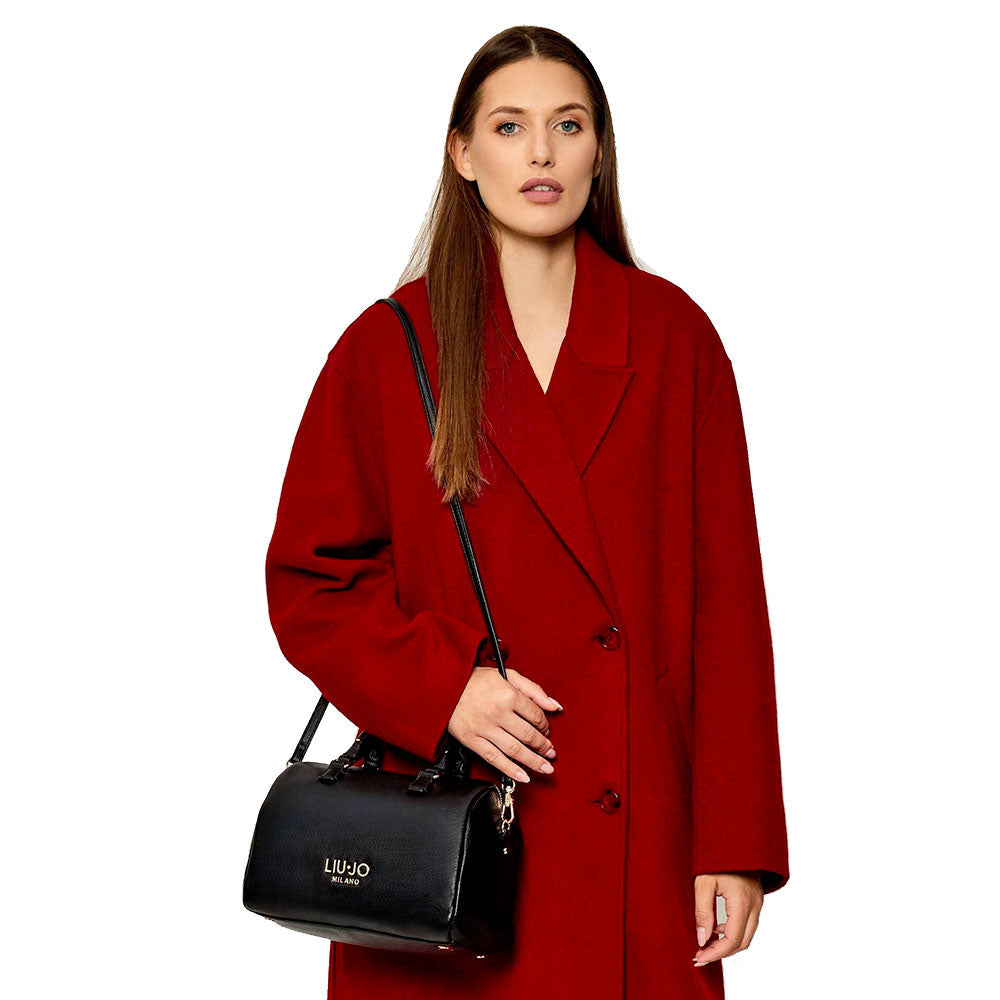 Bauletto Donna Small LIU JO effetto Bottalato Nero