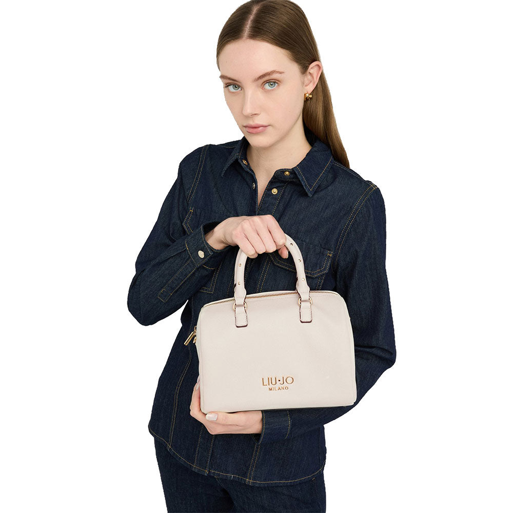 Bauletto Donna Small LIU JO effetto Bottalato color Marmo
