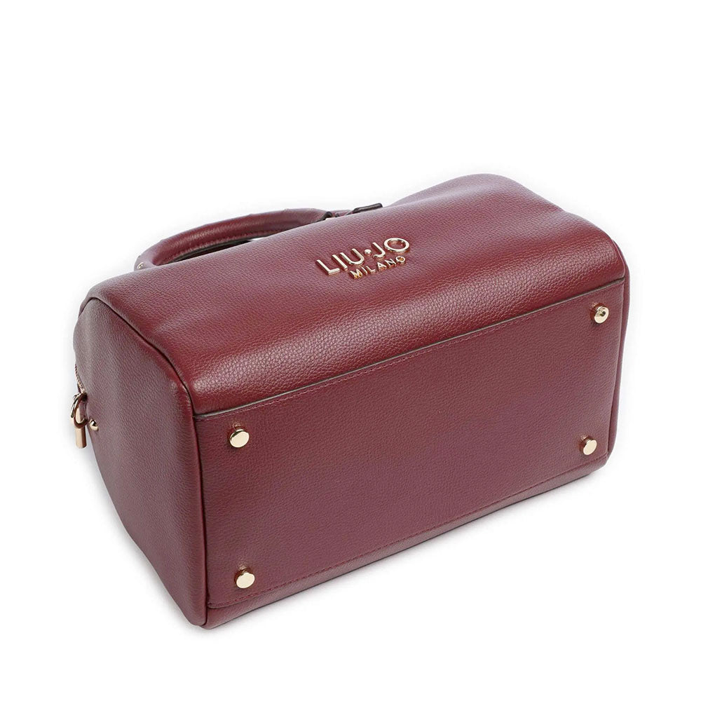 Bauletto Donna Small LIU JO effetto Bottalato Red Wine