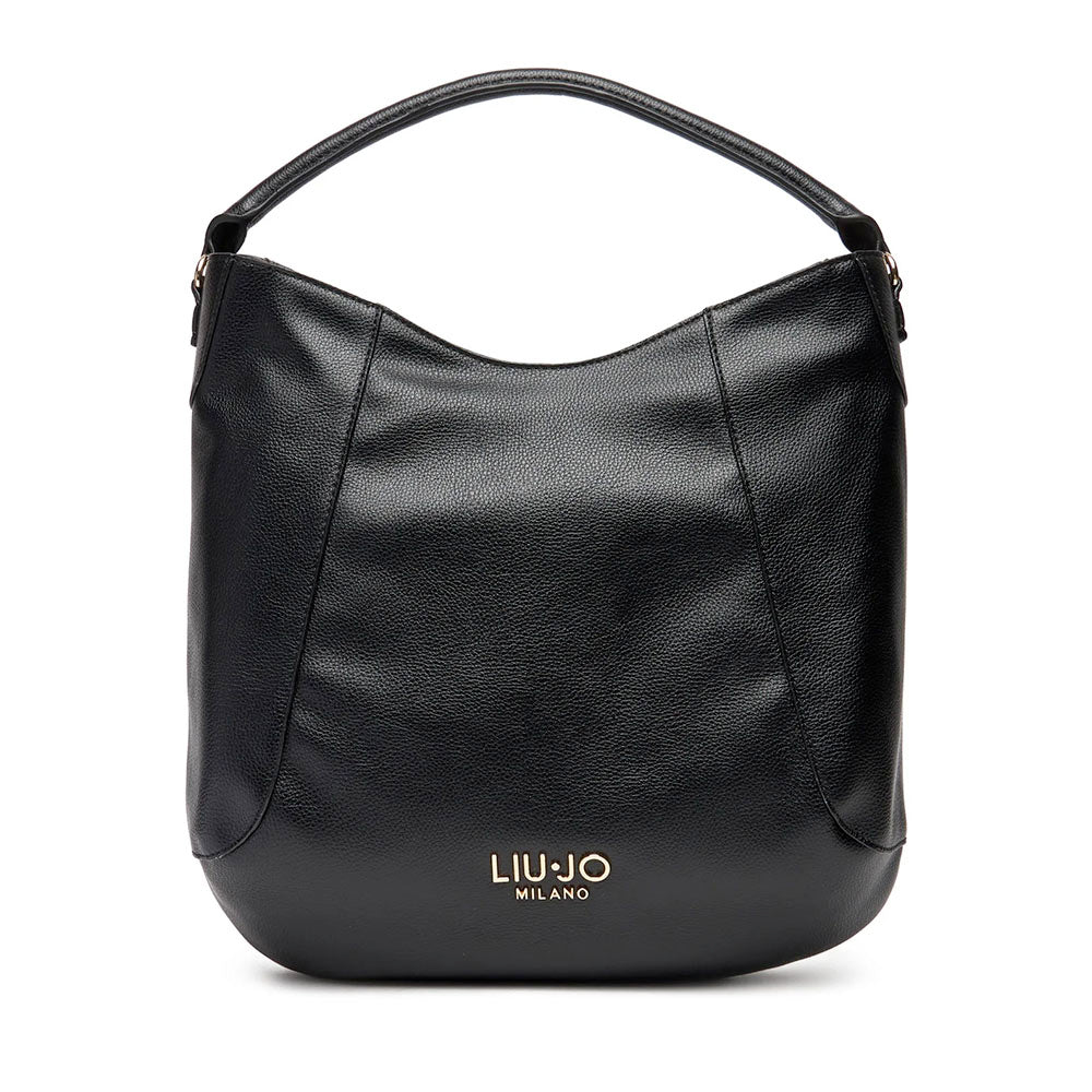Hobo Bag Donna LIU JO Better effetto Bottalato Nero