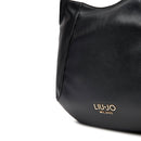 Hobo Bag Donna LIU JO Better effetto Bottalato Nero