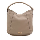 Hobo Bag Donna LIU JO Better effetto Bottalato Desert Taupe