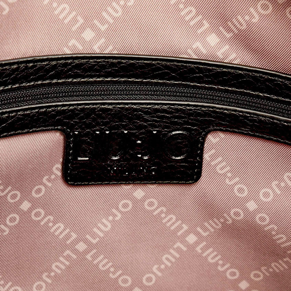 Shopping Bag Donna LIU JO Better effetto Bottalato Nero