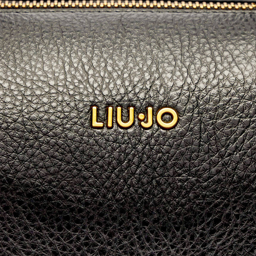 Shopping Bag Donna LIU JO Better effetto Bottalato Nero
