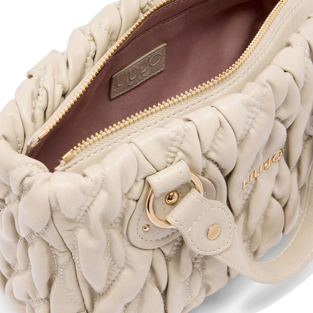 Borsa Donna a Mano LIU JO Better Trapuntata con Intreccio color Marmo