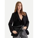 Borsa Donna a Spalla LIU JO effetto Bottalato Nero con Borchie Laterali