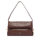 Borsa Donna a Spalla LIU JO effetto Bottalato Moro Light con Borchie Laterali