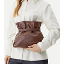 Borsa Donna a Spalla LIU JO effetto Bottalato Moro Light con Borchie Laterali