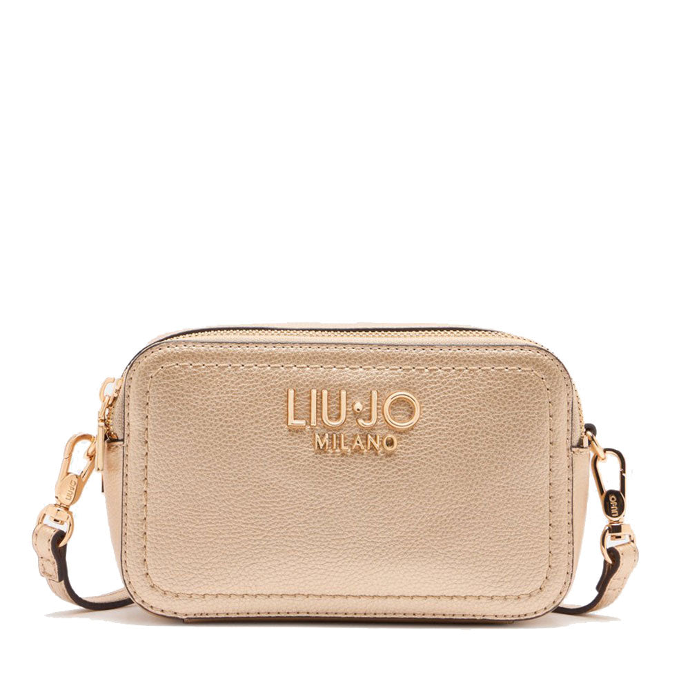 Borsa Donna a Tracolla LIU JO effetto Bottalato Light Gold