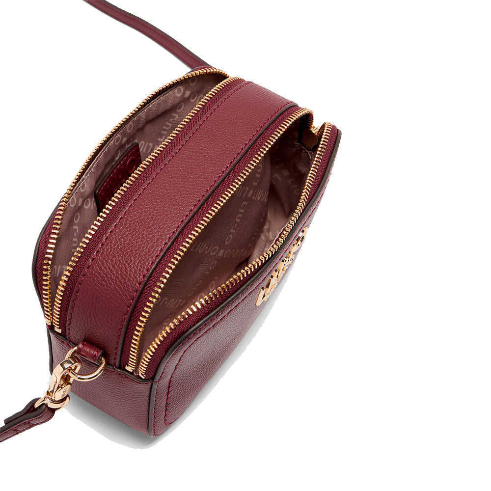 Borsa Donna a Tracolla LIU JO effetto Bottalato Red Wine