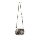 Borsa Donna a Tracolla LIU JO in Tessuto Jacquard con Logo All Over Desert Taupe