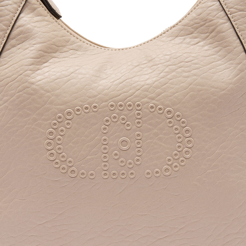 Hobo Bag a Spalla LIU JO Better con Logo e Nappa Beige