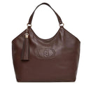 Tote Bag a Spalla LIU JO Better Moro Light con Logo e Nappa