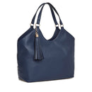 Tote Bag a Spalla LIU JO Better Dress Blue con Logo e Nappa