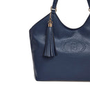 Tote Bag a Spalla LIU JO Better Dress Blue con Logo e Nappa