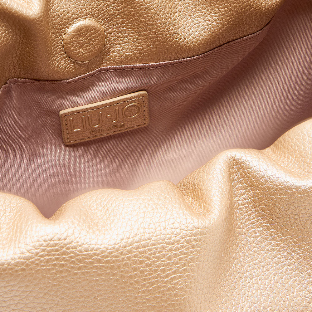 Borsa a Spalla con Catena LIU JO Better Light Gold
