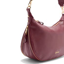 Hobo Bag Media con Tracolla LIU JO Better effetto Bottalato Red Wine