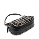 Hobo Bag Media con Tracolla LIU JO in Tessuto Jacquard color Tabacco