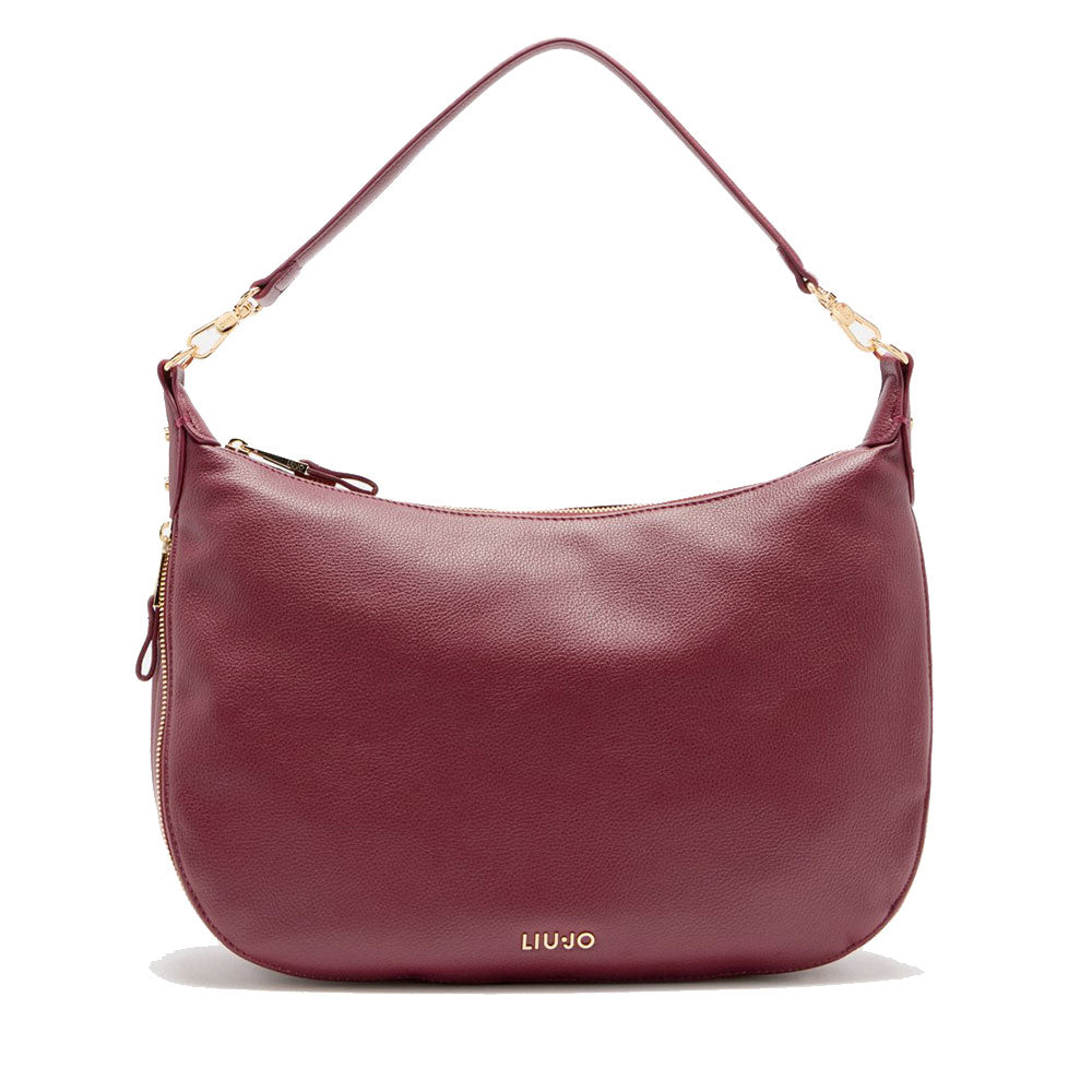 Hobo Bag Large con Tracolla LIU JO Better effetto Bottalato Red Wine
