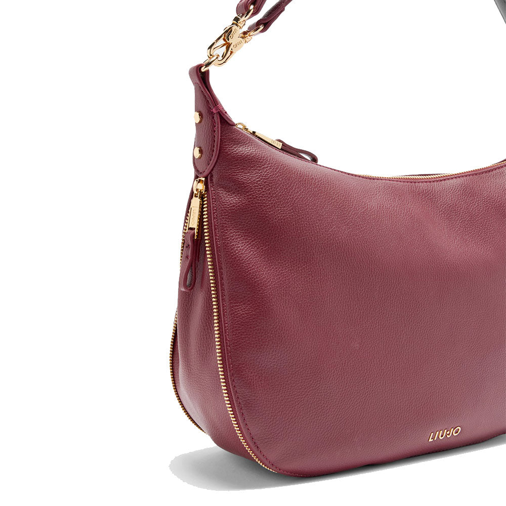 Hobo Bag Large con Tracolla LIU JO Better effetto Bottalato Red Wine