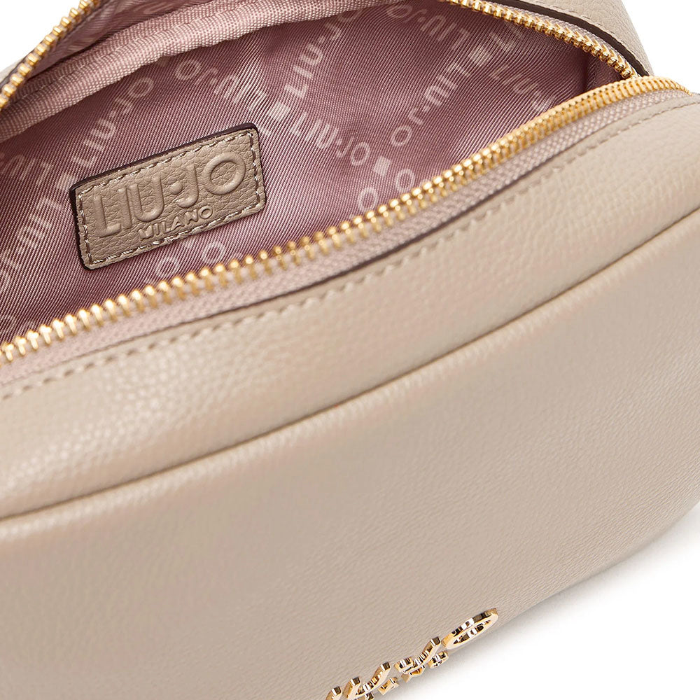 Camera Case a Tracolla LIU JO Better effetto Bottalato Desert Taupe