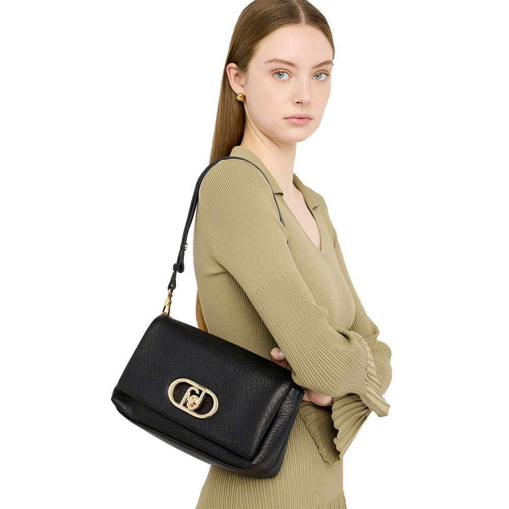 Borsa a Spalla Media LIU JO linea LaPuffy Nera