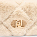 Borsa a Spalla Media LIU JO linea LaPuffy in Pelliccia Sintetica Trapuntata Marmo