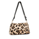 Borsa a Spalla Media LIU JO linea LaPuffy in Pelliccia Sintetica stampa Animalier