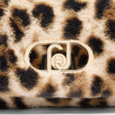Borsa a Spalla Media LIU JO linea LaPuffy in Pelliccia Sintetica stampa Animalier