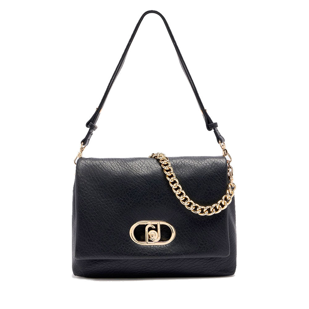 Borsa a Spalla Media LIU JO linea LaPuffy Nera