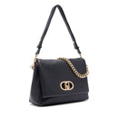 Borsa a Spalla Media LIU JO linea LaPuffy Nera