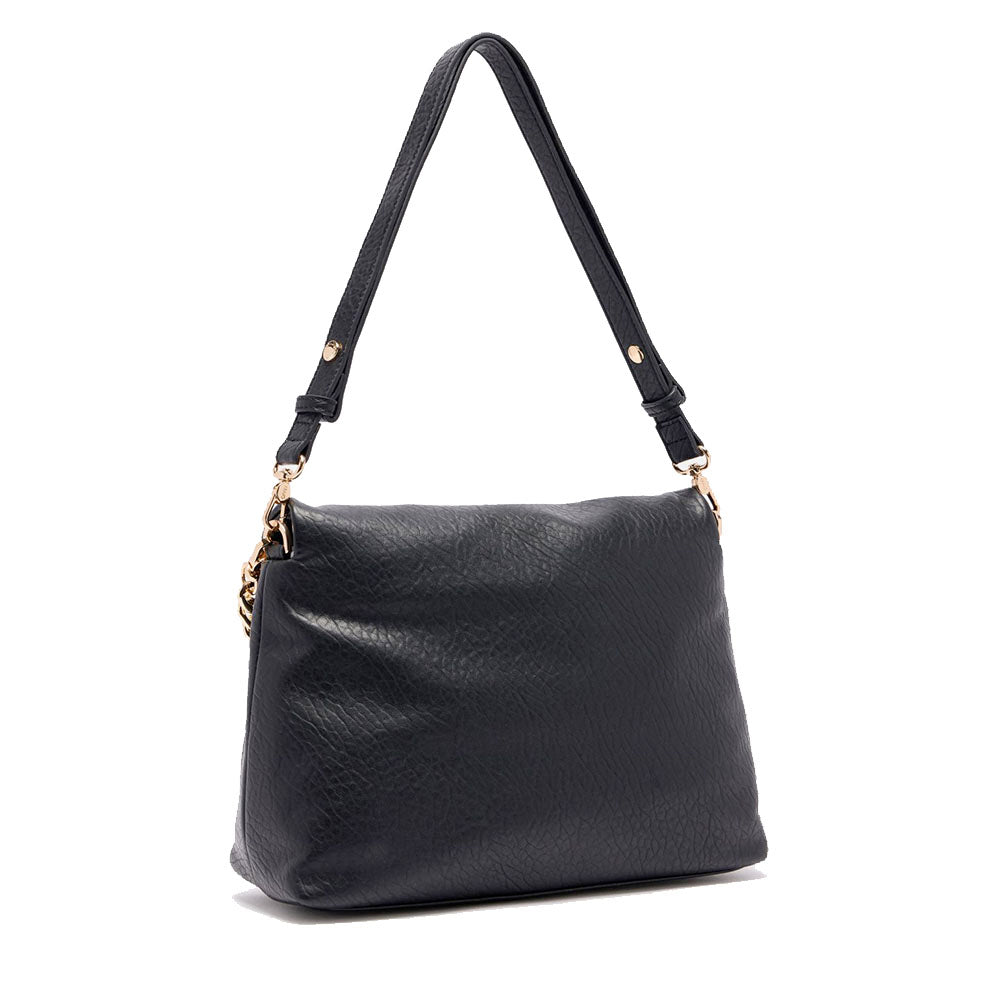 Borsa a Spalla Media LIU JO linea LaPuffy Nera