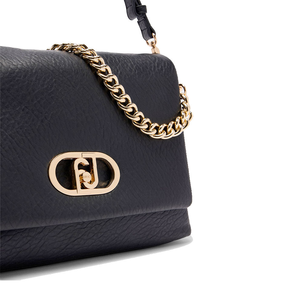 Borsa a Spalla Media LIU JO linea LaPuffy Nera