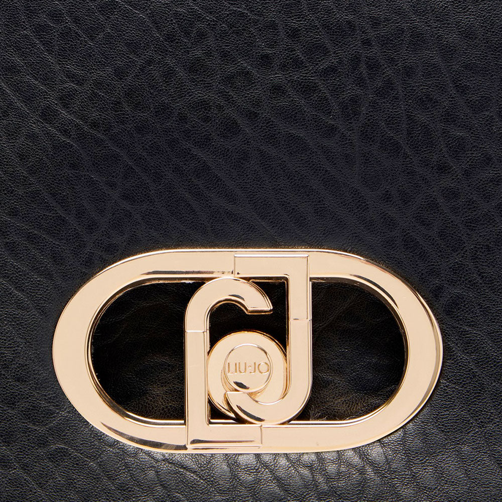 Borsa a Spalla Media LIU JO linea LaPuffy Nera