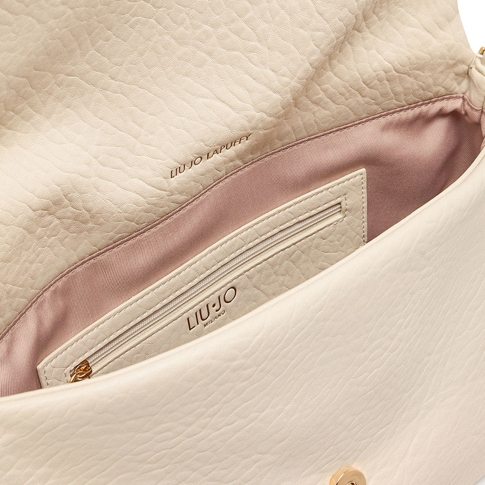 Borsa a Spalla Large LIU JO linea LaPuffy color Marmo