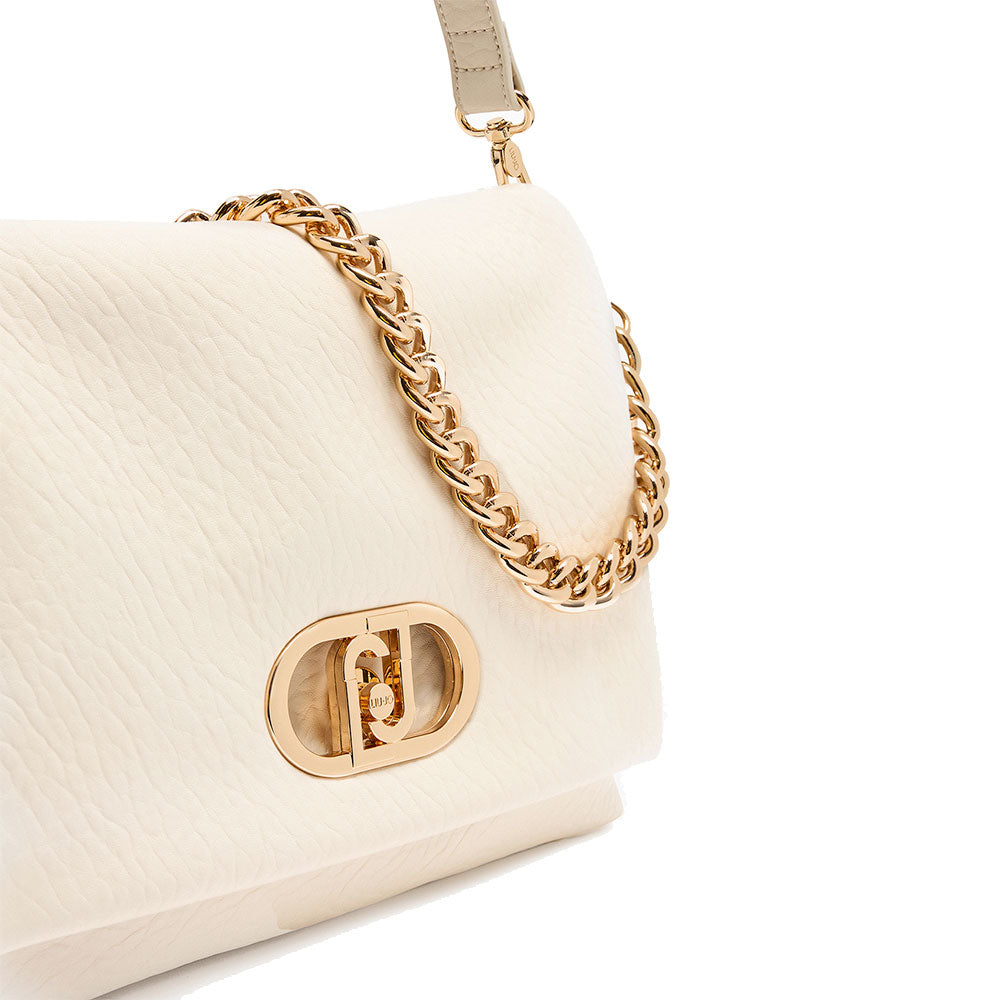 Borsa a Spalla Large LIU JO linea LaPuffy color Marmo