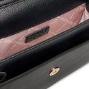 Borsa Donna con Tracolla in Catena LIU JO Better effetto Bottalato Nero