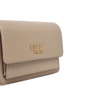 Borsa Donna con Tracolla in Catena LIU JO Better effetto Bottalato Desert Taupe