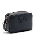 Borsa Donna a Tracolla LIU JO Better stampa Saffiano Nero