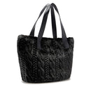 Shopping Bag Large LIU JO in Pelliccia Sintetica Nera