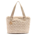 Shopping Bag Large LIU JO in Pelliccia Sintetica Beige