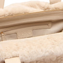 Shopping Bag Large LIU JO in Pelliccia Sintetica Beige