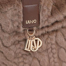 Shopping Bag Large LIU JO in Pelliccia Sintetica Moro Light