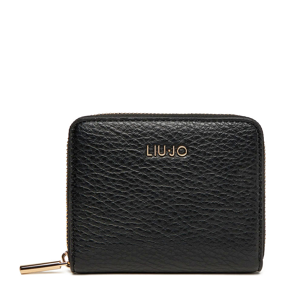 Portafoglio Donna Piccolo Zip Around LIU JO Better Nero