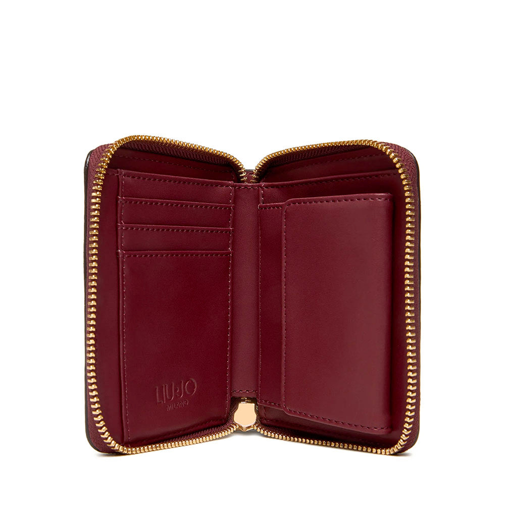 Portafoglio Donna Piccolo Zip Around LIU JO Better Red Wine