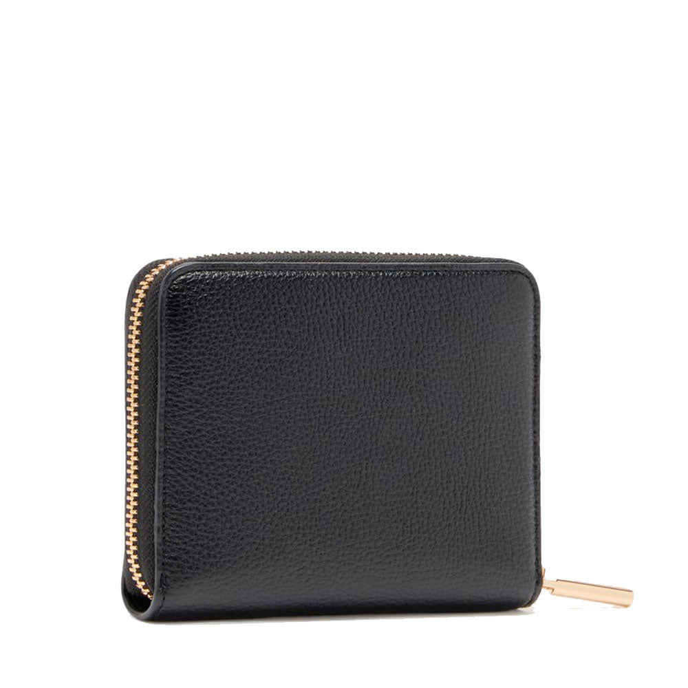 Portafoglio Donna Piccolo Zip Around LIU JO Better effetto Bottalato Nero