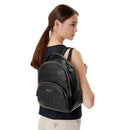 Zaino Donna LIU JO Better Effetto Bottalato con Logo in Rilievo Nero