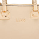Borsa Donna a Mano Small LIU JO effetto Bottalato color Sabbia