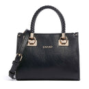 Borsa Donna a Mano Small LIU JO effetto Bottalato Nero